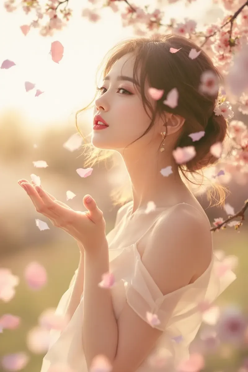 樱落时分 电影海报 - 黑丝美女